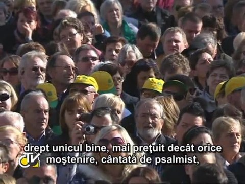 Papa: „Preoţi celibatari pentru a trăi numai Cuvântul lui Dumnezeu”