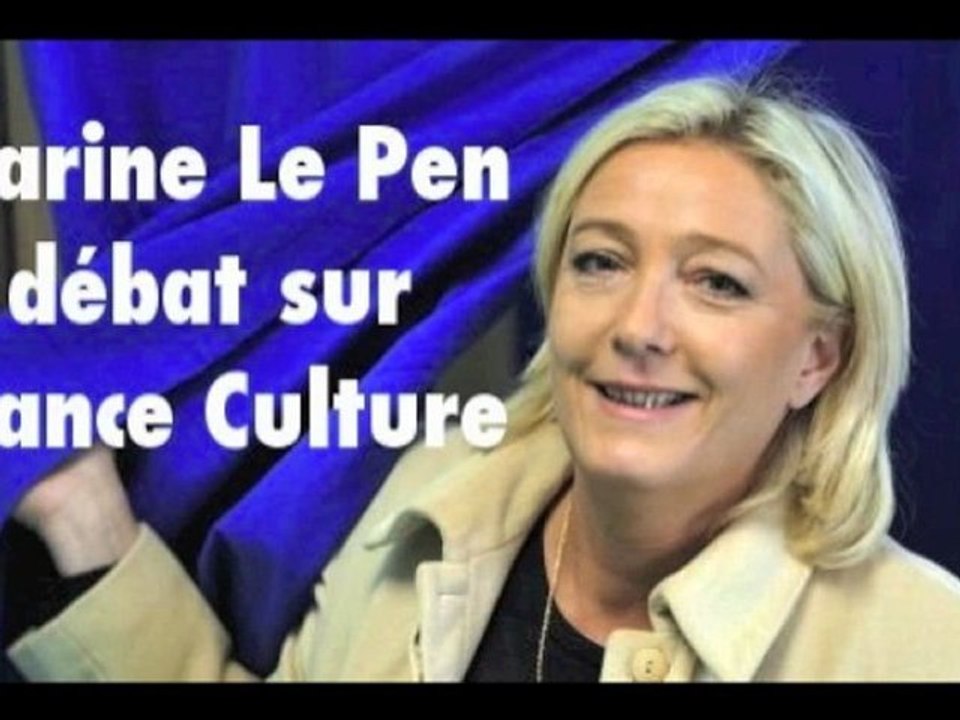 Marine Le Pen invitée des matins France Culture