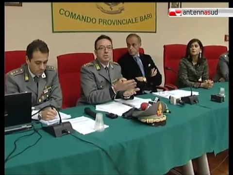 TG 09.11.11 Bari: Gdf sequestra beni agli eredi del prestanome morto