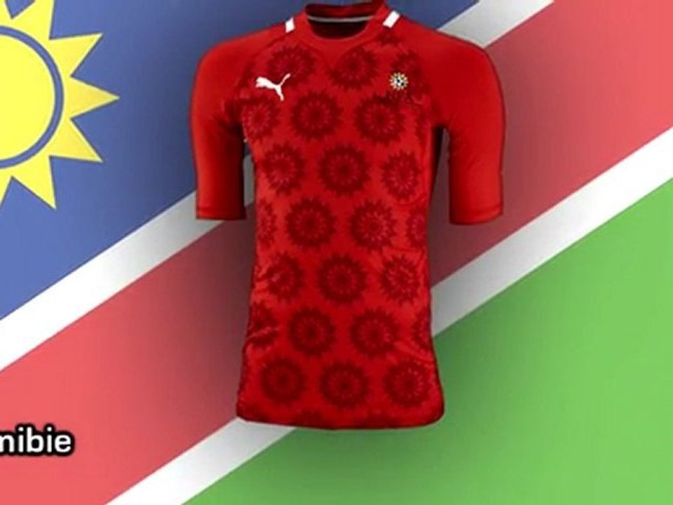 Les nouveaux maillots des pays africains !