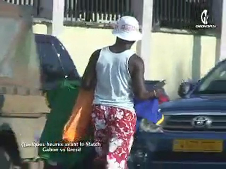 La vente des maillots , Gabon vs Brésil