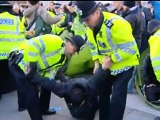 LONDON PROTEST: Occupy Trafalgar Sq camp closed