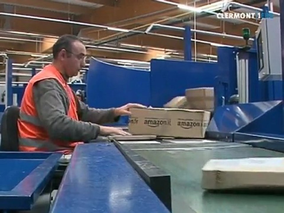 La plateforme de tri de colis de Clermont-Ferrand