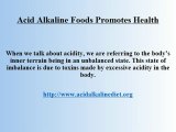 Significant Information Acid Alkaline Diet Most People Do Not Know