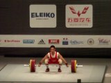 Weightlifting World Championships Paris 2011 - M69kgA - Deshang TANG - Snatch 3 - 155kg