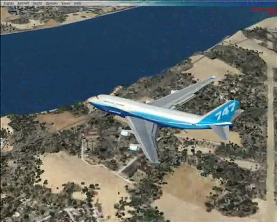 Boeing 747 Çift Motor ile iniş Kısa Film 01:19 Dk.