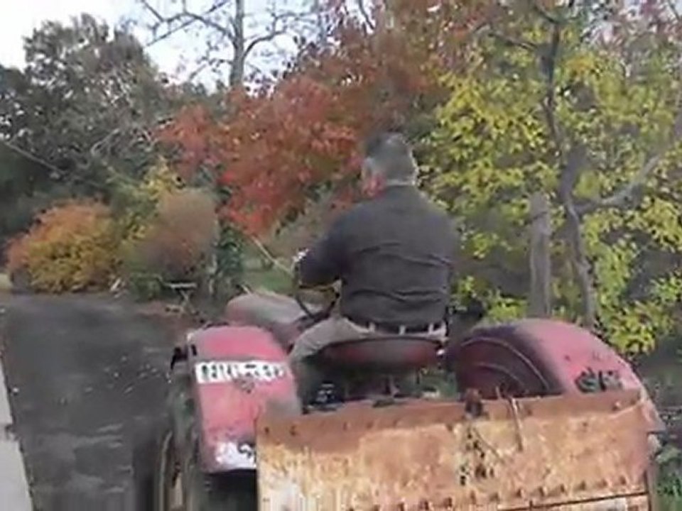 Sur le tracteur (1/11/11)