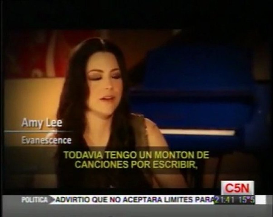 Amy Lee @ C5N Showtime Argentina 2011