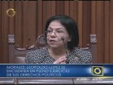 Luisa Estella Morales: López se encuentra en pleno ejercicio de sus derechos