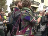 Les étudiants manifestent à Londres sous une forte présence policière