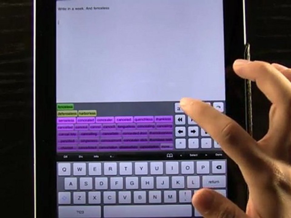 TextKraft English iPad App Demo - DailyAppShow