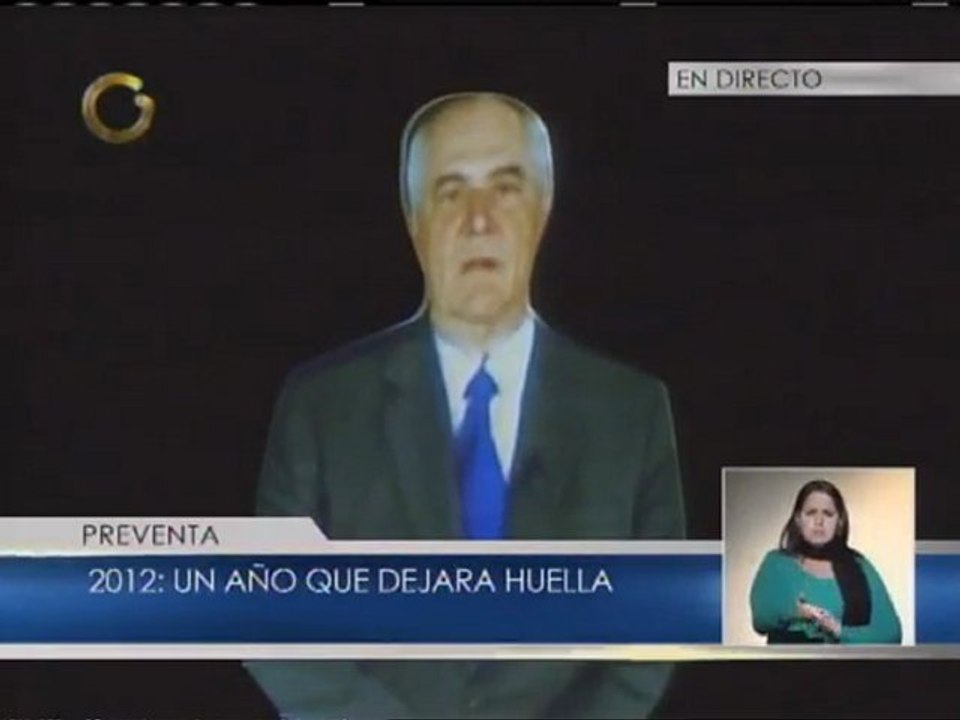 Mensaje de Guillermo Zuloaga en preventa 2012