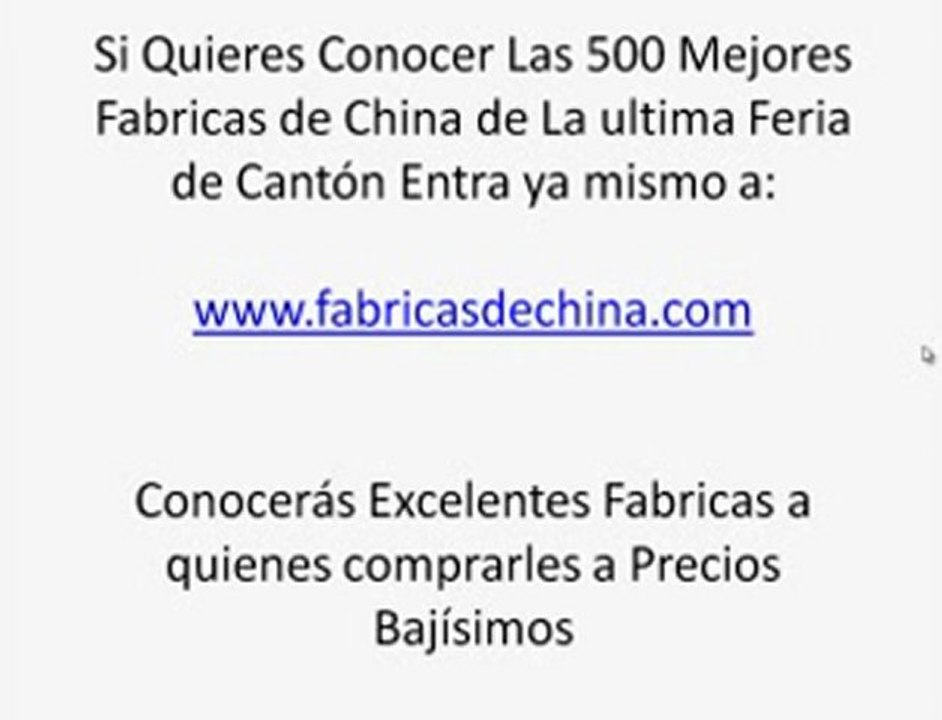 China La Fabrica del Mundo  Guía Fabricas de China