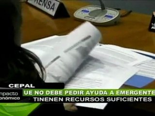 CEPAL: UE no debe pedir ayuda a economías emergentes