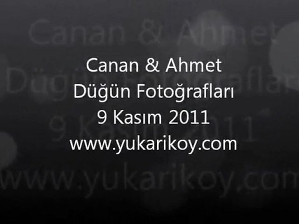 Canan - Ahmet Düğün Fotoğrafları - yukarikoy.com
