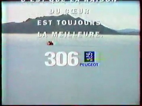 Publicité 306 Peugeot 1994 TF1