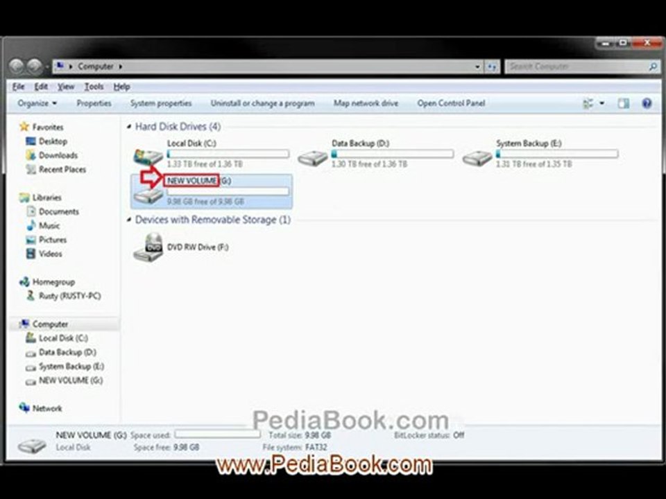 How to Convert FAT or FAT32 volume to NTFS Windows 7