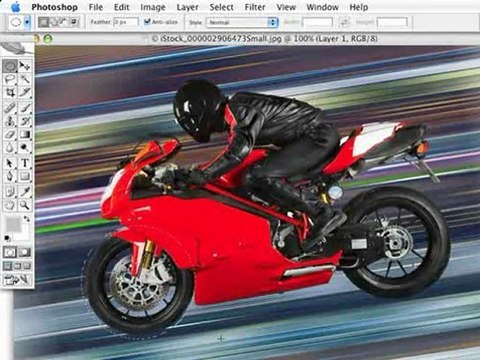 Photoshopta hareket efekti