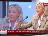 LE 22H,Marine Le Pen, présidente du FN