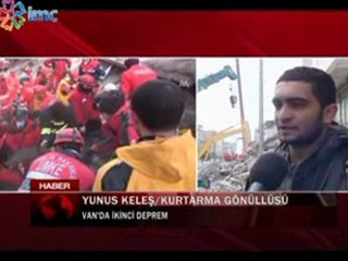 Bayram Otelin önünden canlı yayın