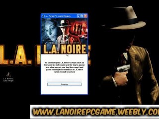 How To Get L.A. Noire PC Keygen