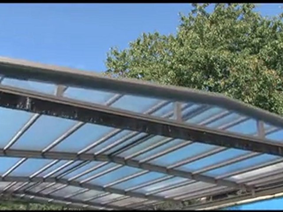 Abri de piscine super bas bronze - Pool Cover