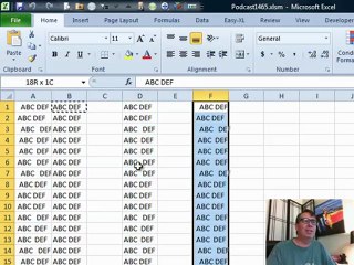 Learn Excel 2010 - "Remove Spaces with VBA": #1465