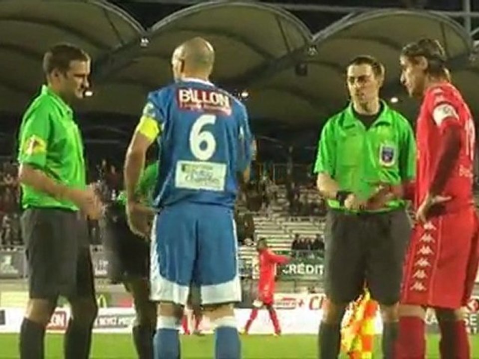 Après match Chamois Niortais FC - Besançon Racing Club