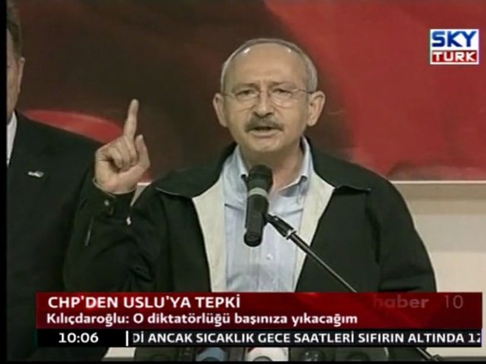 CHP'den Uslu'ya Tepki