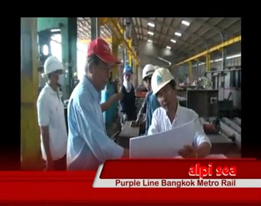 Alpi SEA construction of formwork for the new Bangkok LRT   MRT 2011+ - YouTube