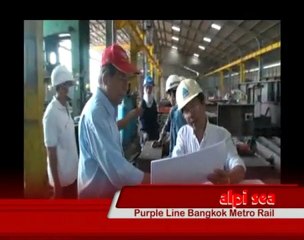 Alpi SEA construction of formwork for the new Bangkok LRT MRT 2011+