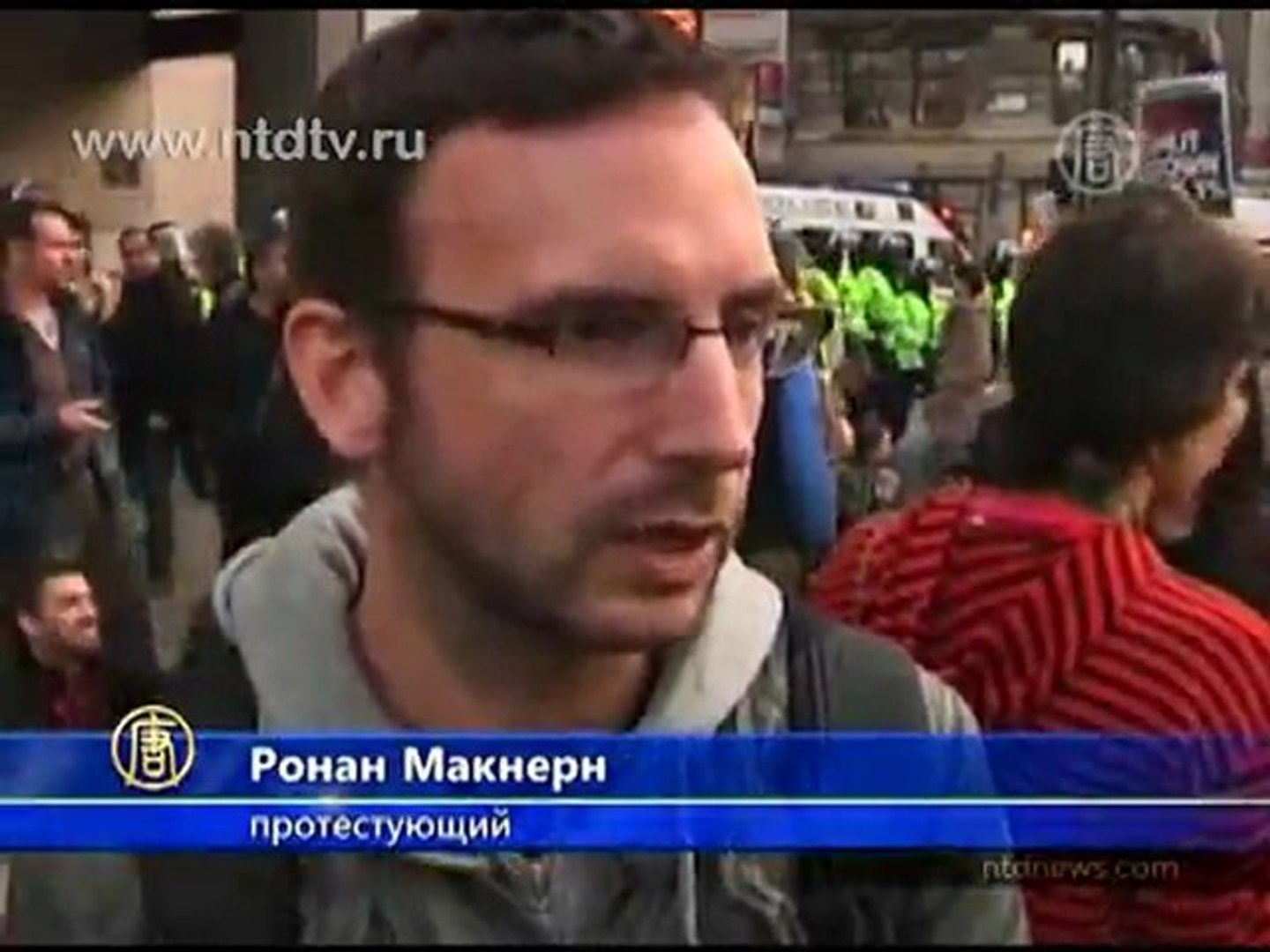 ⁣Тысячи студентов вновь оккупировали Лондон