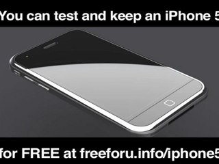 FREE iPhone 5 Test and Keep - Want one?