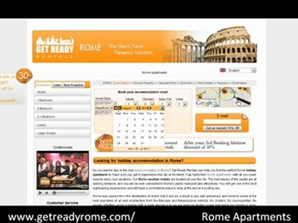 Rome Apartments - Apartment Rome - Apartments in Rome
