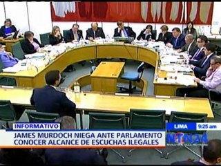 James Murdoch comparece ante el parlamento británico por escuchas de News of the World