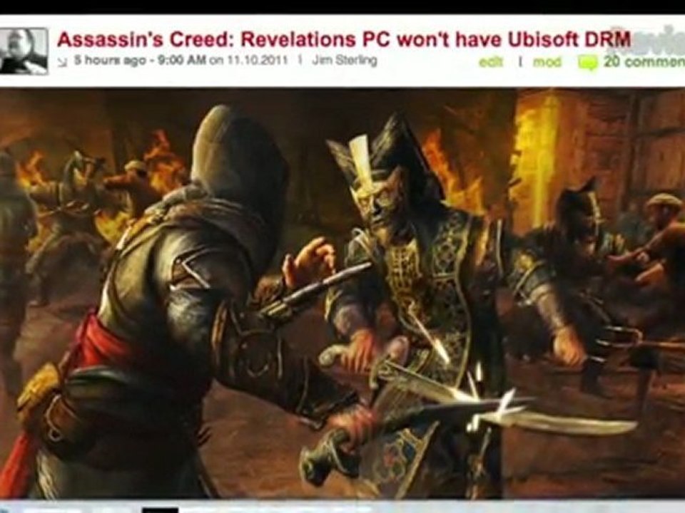 Assassin's Creed Revelations' Lack of DRM, FF XIII-2 Collectors Edition, and Jak and Daxter on PS3 - DTOID NEWSFLASH - Destructoid DLC