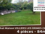 A vendre - MAISON - VILLERS LES ORMES (36250) - 4 pièces -