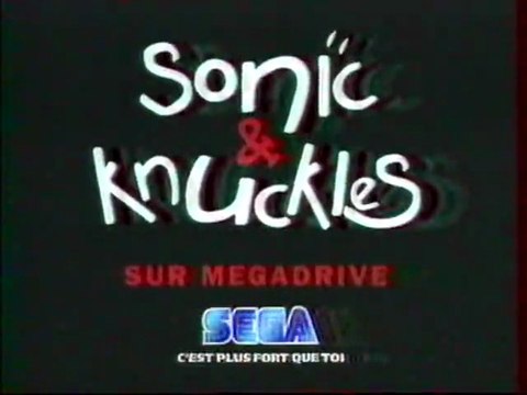 Publicité Sonic & Knuckles SEGA 1994