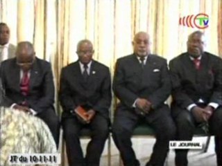 Football : Le ministre des sports encourage les Diables Rouges