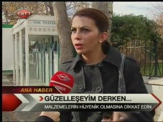 DR. ŞALE KUTSAL YILMAZ - TRT 1 HABER - 13.12.2010