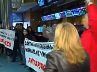 Vídeo agencias de noticias | Ocupación Bolsa de Barcelona