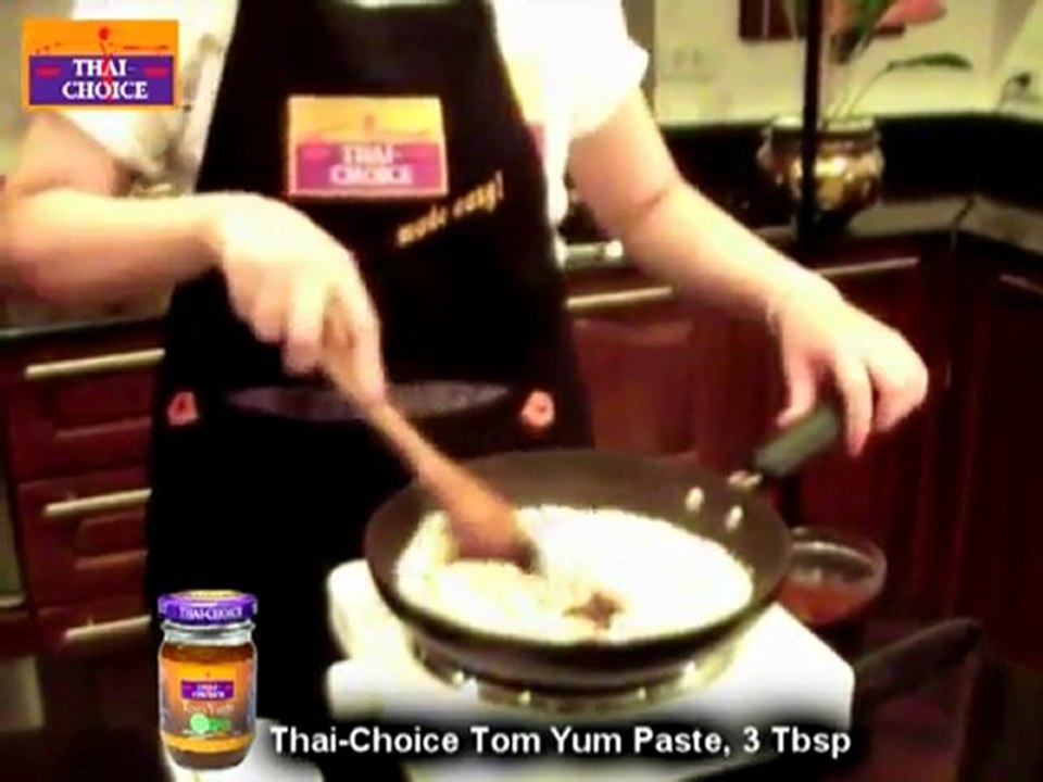 Thai-Choice Fusion Recipe, Prawns in Tom Yum Cream Sauce