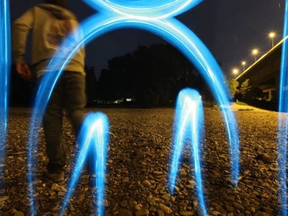 Trauma / Face your Fears - Light Painting Video