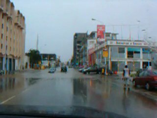 Pointe Noire under the rain