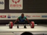 Weightlifting World Championships Paris 2011 - M85kgC - Brice Vivien BATCHAYA KETCHANKE - Snatch 3 - 150kg