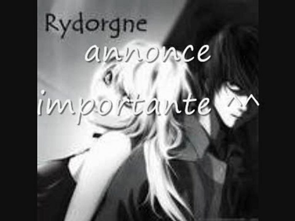 Annonce importante