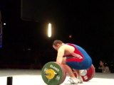 Weightlifting World Championships Paris 2011 - M-105kgC -  Kévin BOULY - Snatch 1 - 148kg