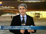 Sarkozy a inauguré le Musée de la Grande guerre