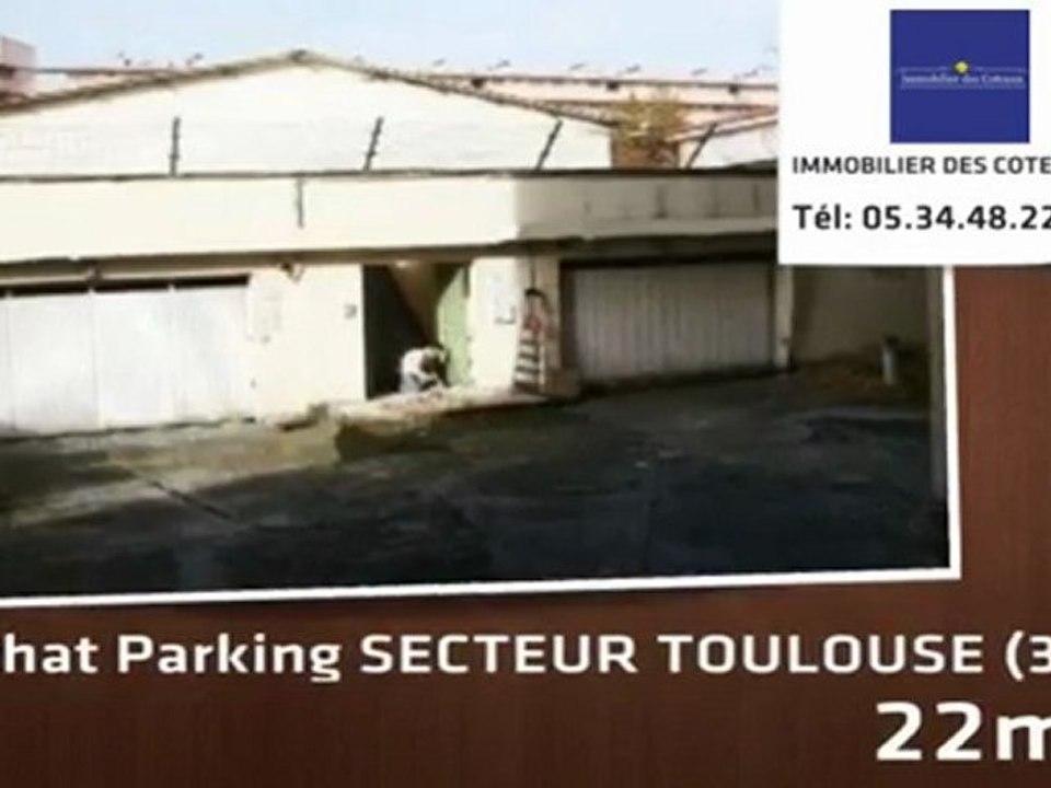 A vendre - parking - SECTEUR TOULOUSE (31000) - 22m²