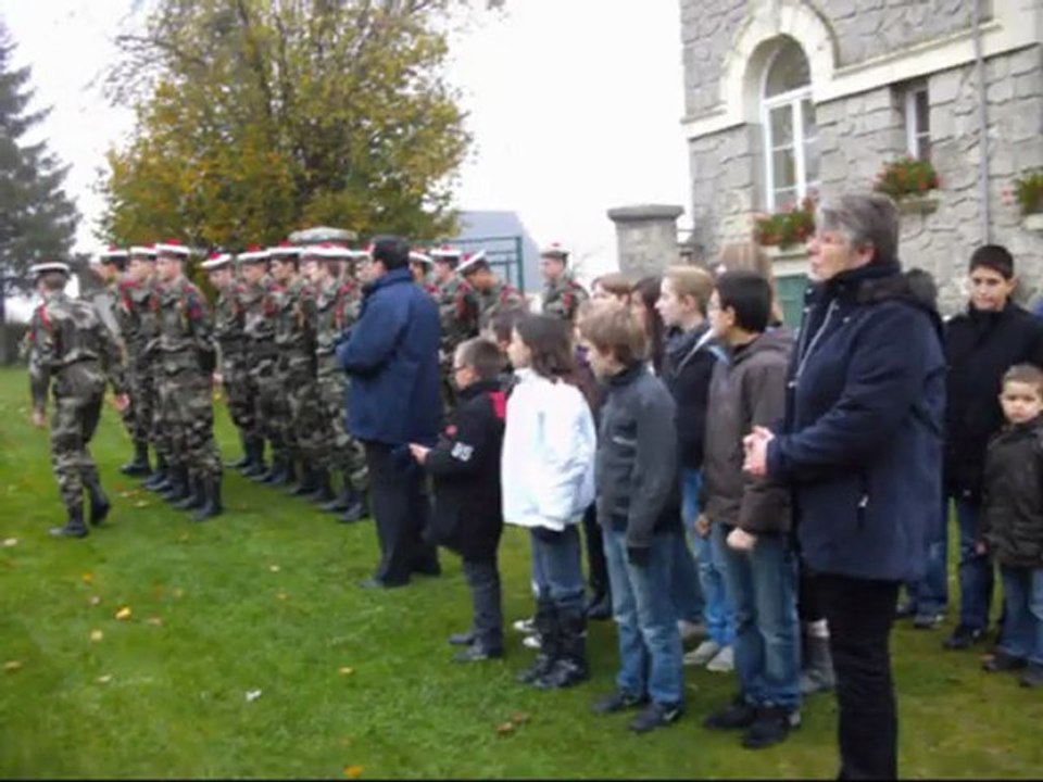 LAFFAUX : Cérémonie du souvenir le 11 novembre 2011.